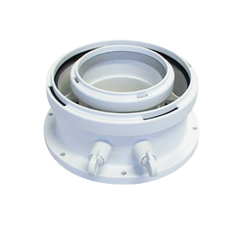 Bosch Adattatore Verticale Da 80/125mm A 60/100mm Per scarico fumi Caldaie A Condensazione