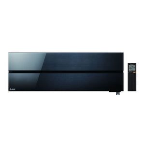 Mitsubishi MSZ-LN25VGB Climatizzatore Kirigamine Style a parete Inverter Wi-Fi, Nero R32 unità interna 9000 BTU Onyx Black